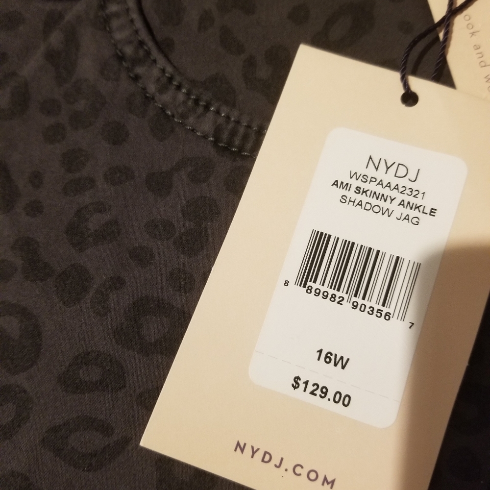 🌼🌼🌼NYDJ Ami Ankle Super Skinny Plus Size 14w Jeans NWT🌼🌼🌼🌼🌼 I kept - Picture 3 of 8